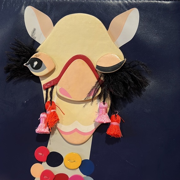 Kate Spade New York Camel Spice Things Up w/ Pompoms, VGUC-GUC - Picture 2 of 10